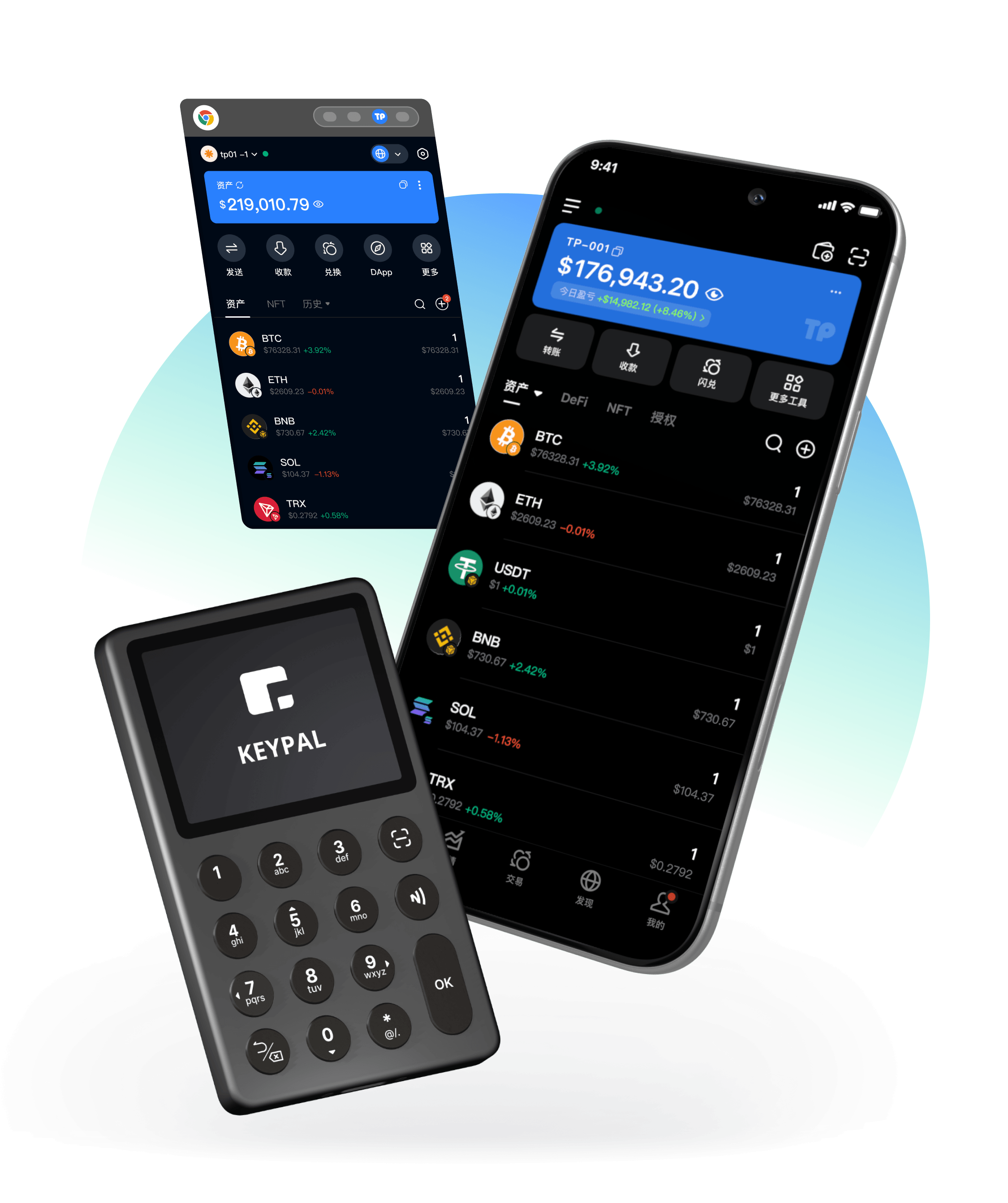 TokenPocket 手機應用安全使用示意